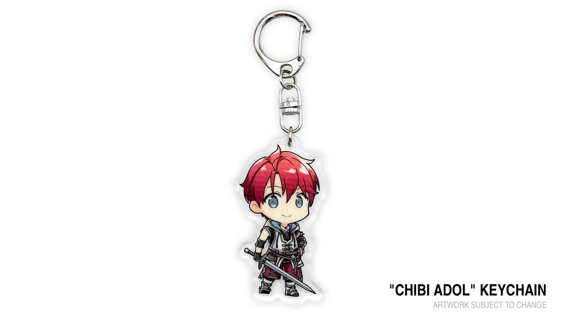Ys X: Nordics - Chibi Adol Keychain